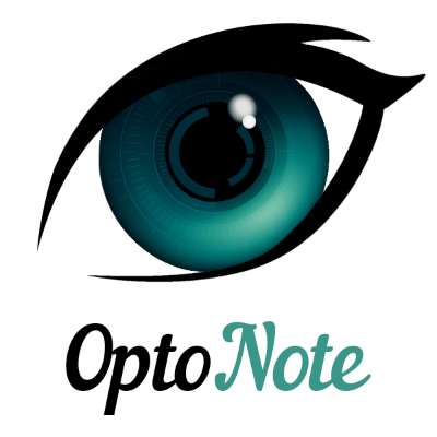 Logo OptoNote – logiciel optique pour opticiens optométristes et adapatateurs de lentilles SaaS